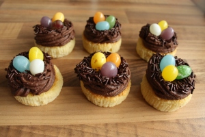 Recipe: Cute Easter Bird nest Cupcakes
